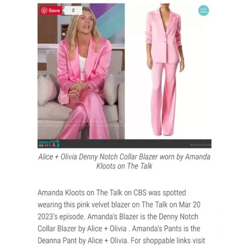 Alice + Olivia Deanna Satin-Finish Palazzo Pants - Size 4 NWT - Picture 3 of 13